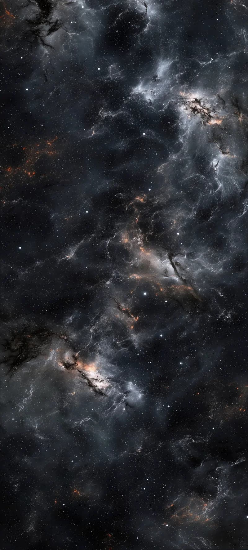 Cosmic Nebula Filled with Star Dust and Glimmering Distant Galaxies 4K Wallpaper