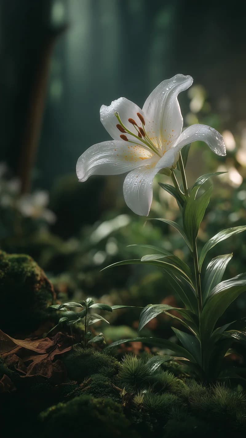 White Lily for 4K Wallpaper